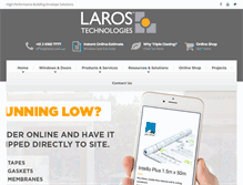Tablet Screenshot of laros.com.au